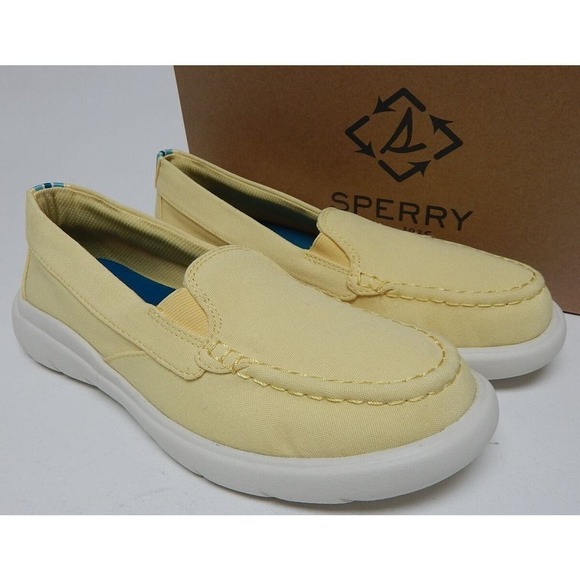 Sperry Captain's Moc Women's Casual Slip-On Shoes Yellow 7 NEW - Picture 1 of 5